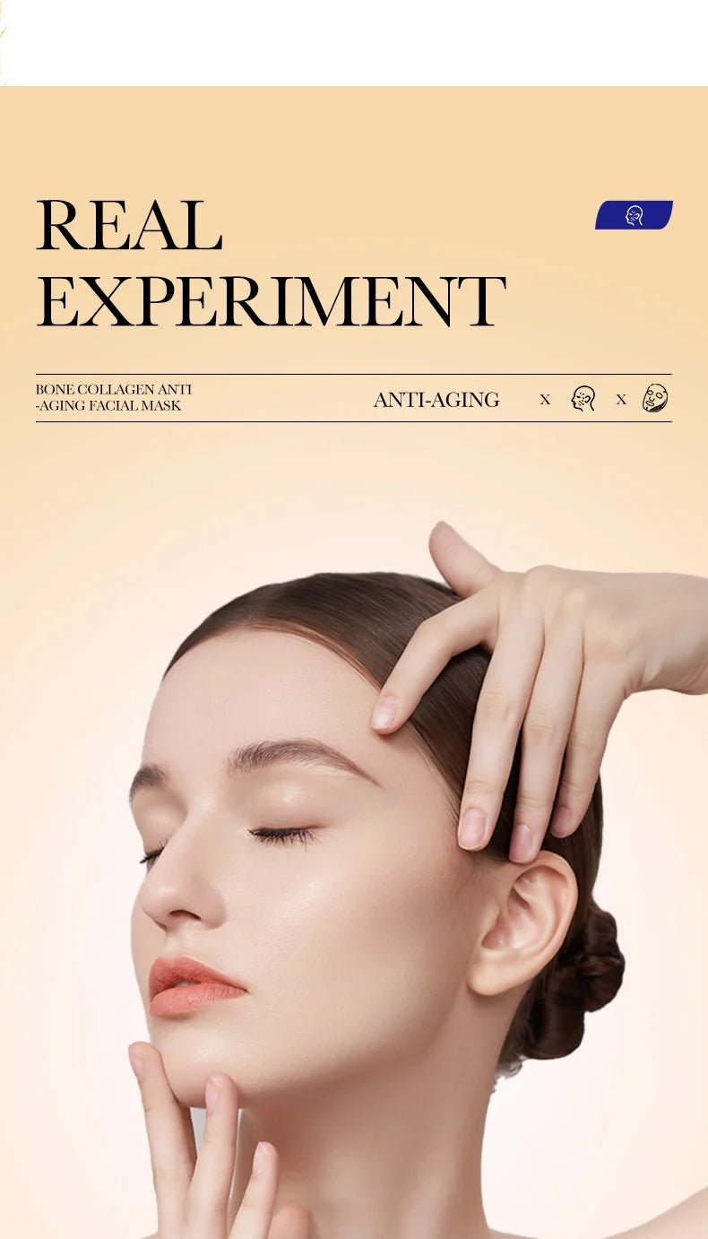 Korean Collagen Face Mask 10 - Pack - Anti - Aging, Firming & Brightening - Nordshop Hamburg