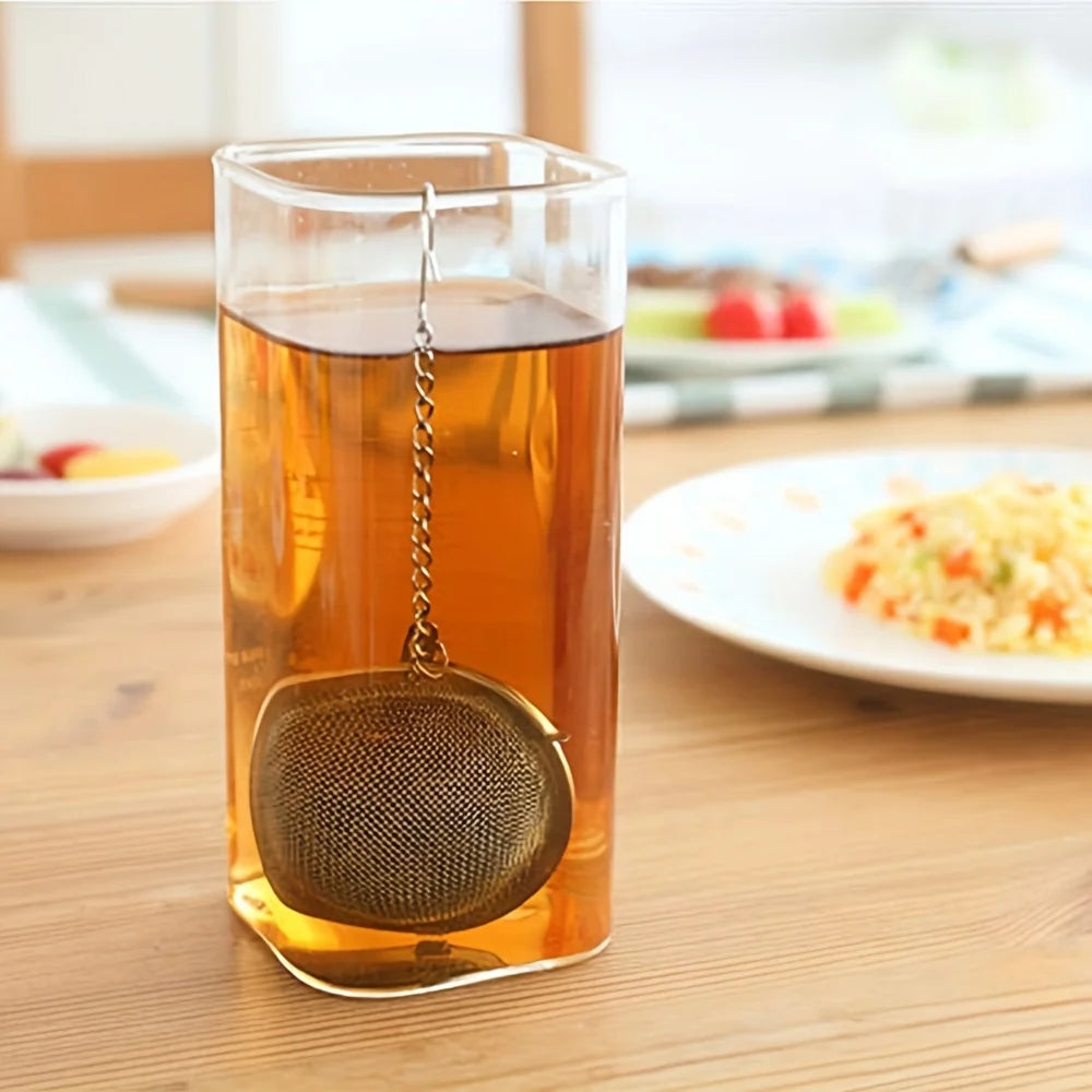 304 Stainless Steel Filter Ball – Versatile Infuser for Tea, Soup & Herbs with Chain Hook