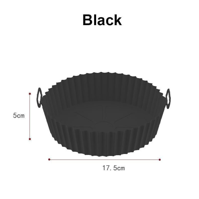 Reusable Silicone Air Fryer Liners – Non-Stick, Dishwasher Safe Basket Pot
