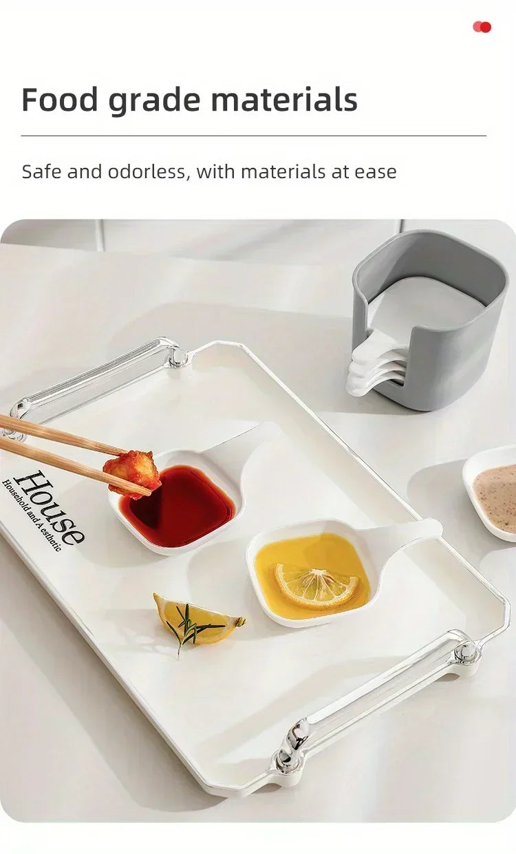 Sauce Set Symphony: 7-Piece Dipping Dish Collection for Sauces, Seasonings & Snacks