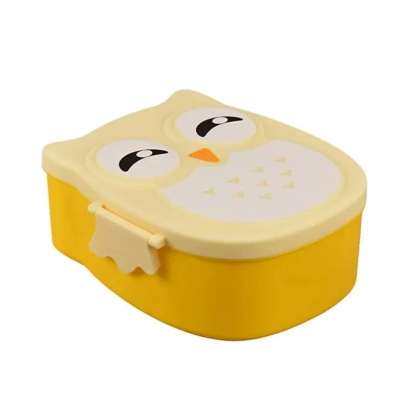 Owl Shaped Kids Bento Box – Multi-Compartment Leak-Proof Lunch Container with Lid