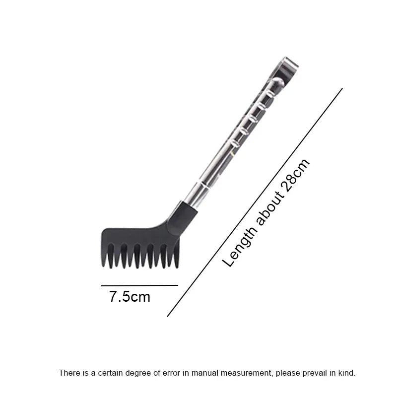 Stainless Steel Kitchen Tongs - Non-Slip, Heat-Resistant Pasta & Salad Tongs for Cooking & Serving