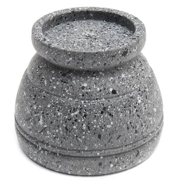 Stone & Spice Symphony: Marble Mortar and Pestle Set - Grind Garlic, Herbs, Spices - Nordshop Hamburg