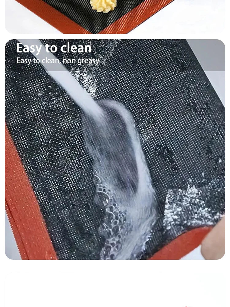 Silicone Baking Mat 30x40cm – Non-Stick, High-Temp Oven & Microwave Safe