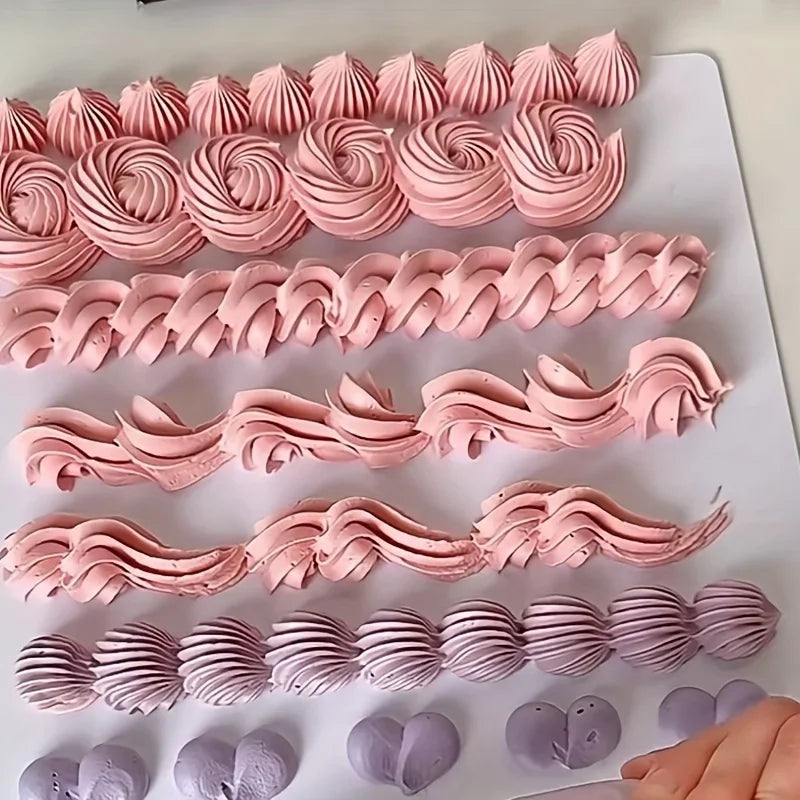 8-Piece Stainless Steel Piping Nozzle Set – Icing Tips for Cake Decorating & Cream