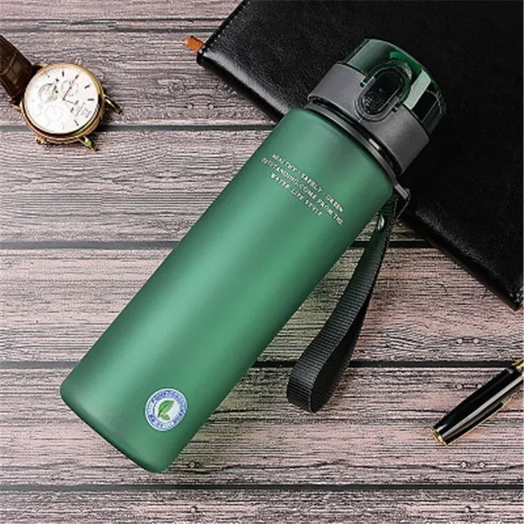 BPA-Free Sports Water Bottle - Leak-Proof, Portable for Hiking & Gym (400ml/560ml)"