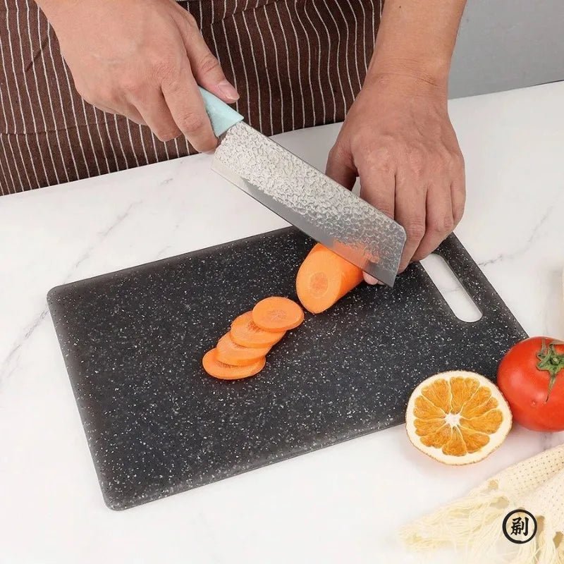 Marble Texture PP Cutting Board | Antibacterial & Dishwasher Safe Kitchen Board - Nordshop Hamburg