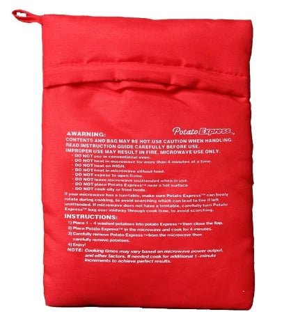 Magic Potato Cooker Bag – Perfect Baked Potatoes in 4 Minutes! - Nordshop Hamburg