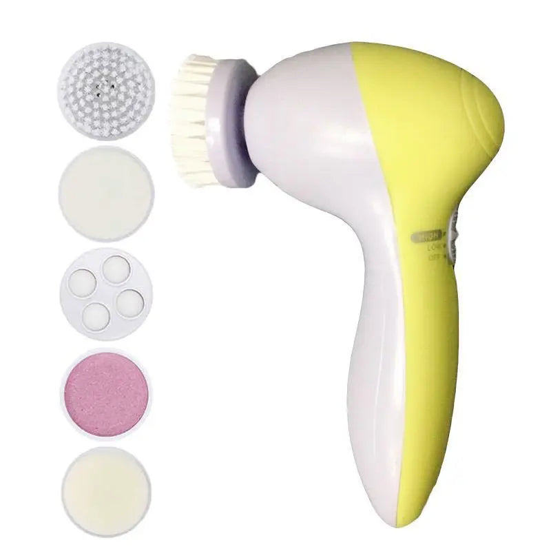 Pro Facial Cleansing System | 5-in-1 Electric Brush for Blackhead Removal & Skin Massage