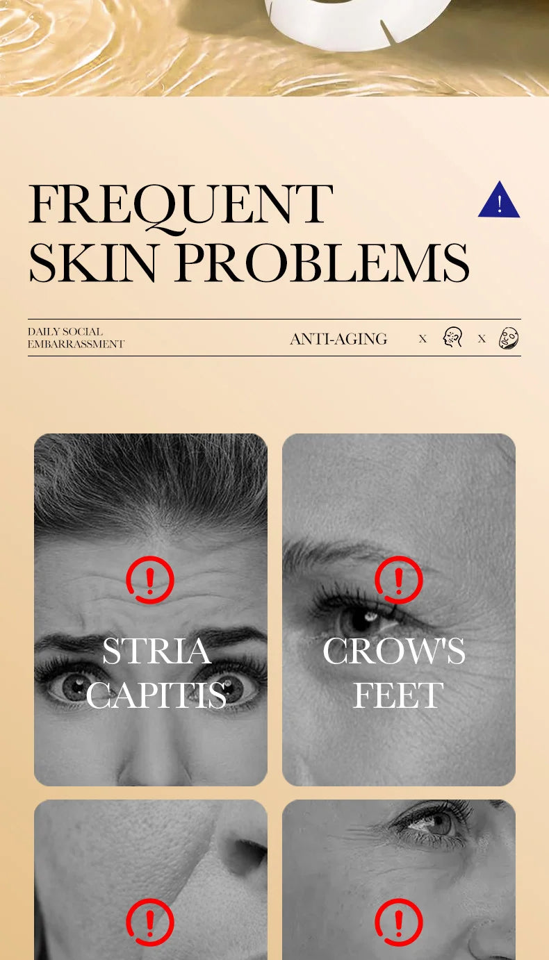 Korean Collagen Face Mask 10-Pack - Anti-Aging, Firming & Brightening