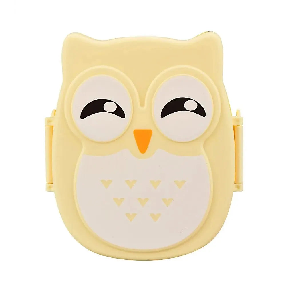 Owl Shaped Kids Bento Box – Multi-Compartment Leak-Proof Lunch Container with Lid