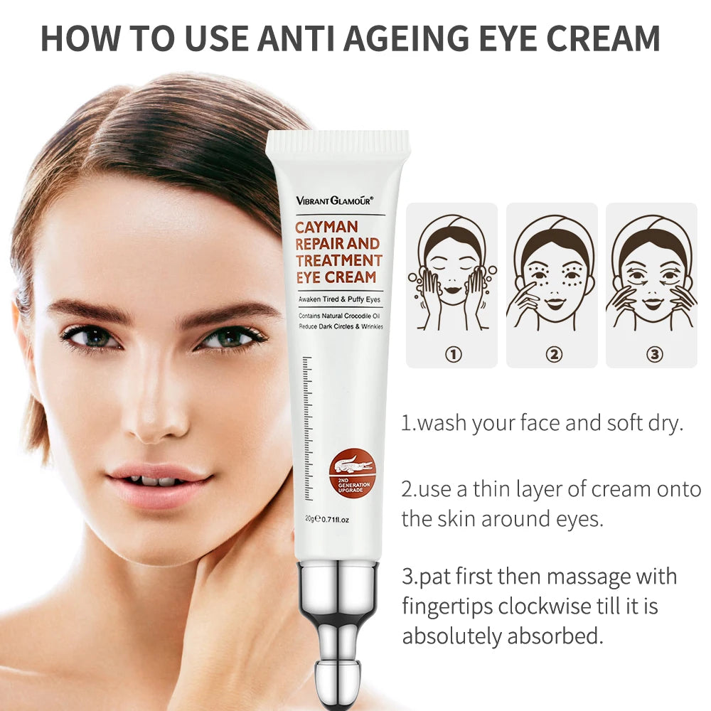 Anti-Aging Eye Cream with Peptide Collagen | Hydrates, Reduces Bags & Dark Circles