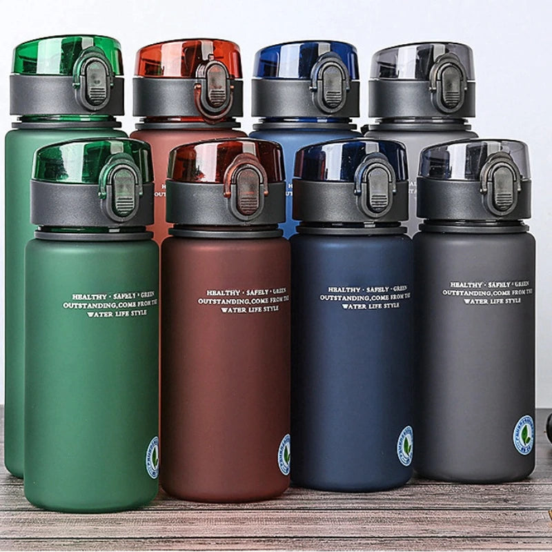BPA-Free Sports Water Bottle - Leak-Proof, Portable for Hiking & Gym (400ml/560ml)"