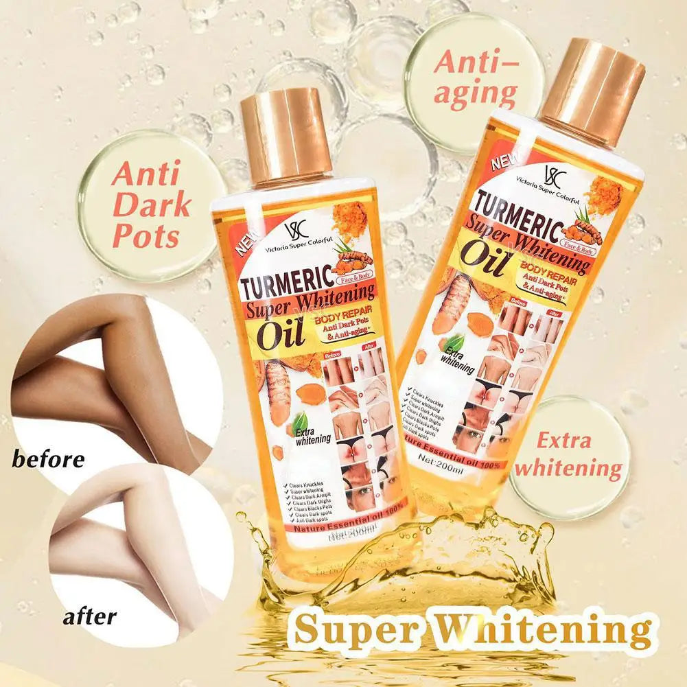 urmeric Aromatherapy Massage Oil | 200ml for Moisturizing, Brightening & Skin Smoothing