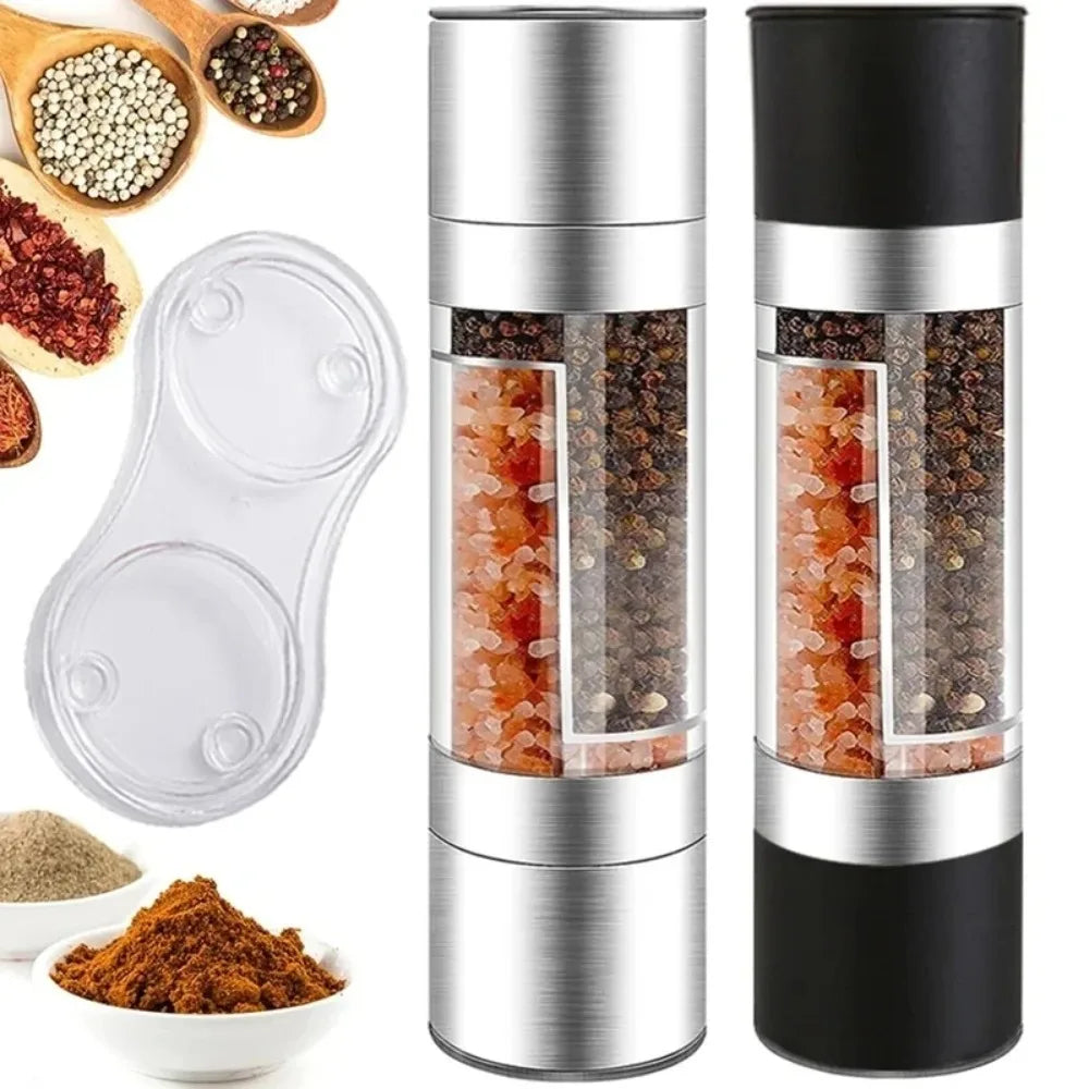 Flavor Unleashed: Reusable Steel Spice Crusher for Fresh Pepper, Sea Salt & Herbs