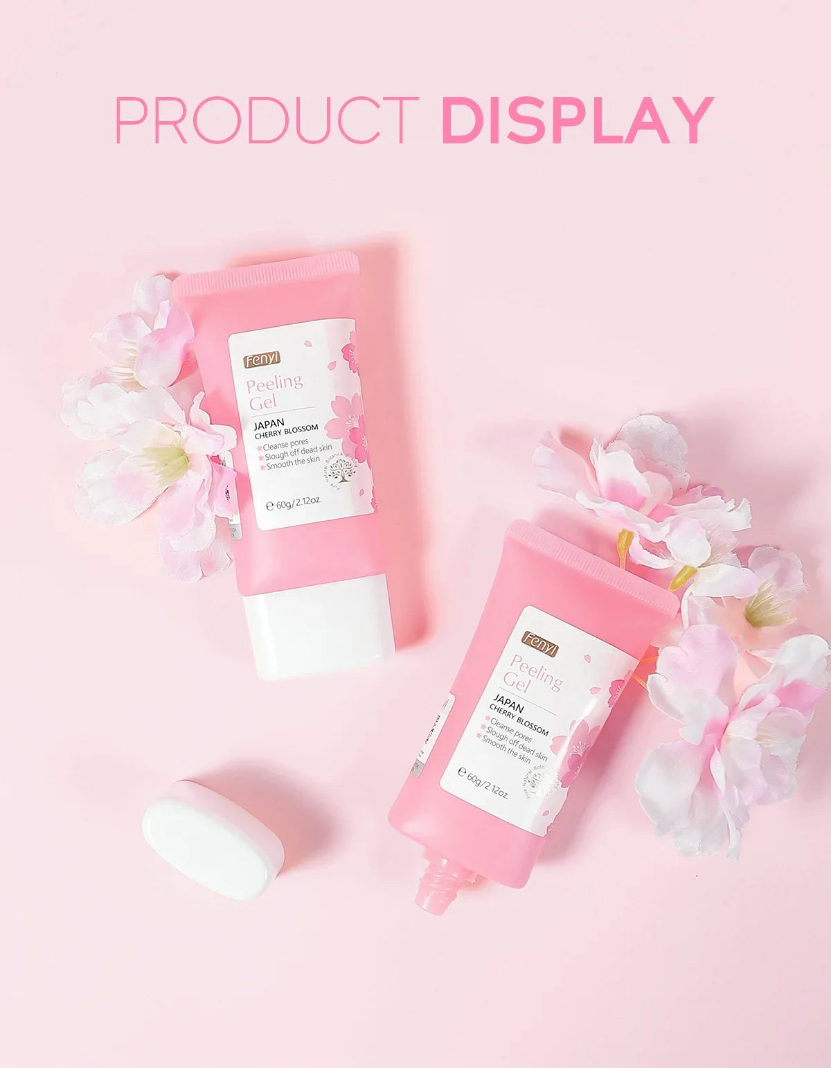 Sakura Blossom Exfoliating Gel – Deep Clean, Brighten & Hydrate Facial Skin Repair