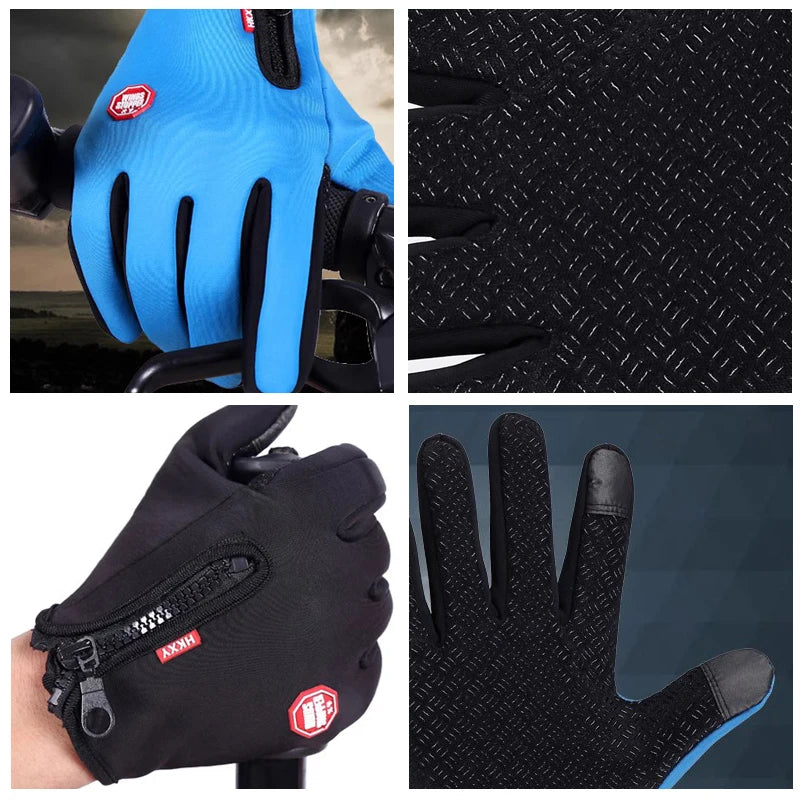 All-Season Touchscreen Gloves – Windproof & Non-Slip Grip for Cycling, Driving, and Outdoor Adventures