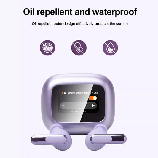 JBL Live Beam 3 Screen Protector – 3-Pack HD Clear & Anti-Scratch Film for Earphone Case Display