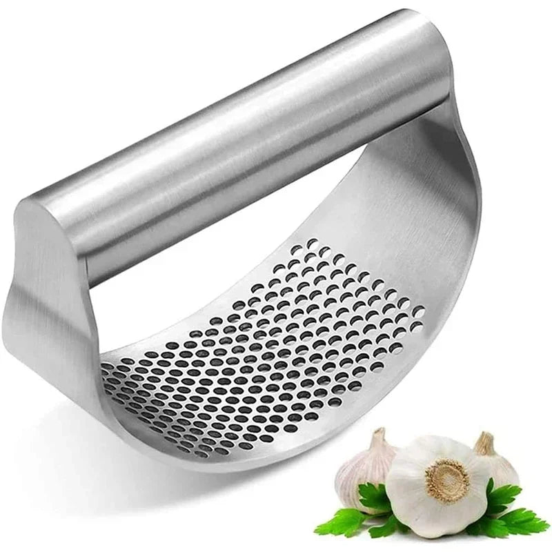 Upgraded Rocker Garlic Press – Effortless Manual Crusher for Garlic & Ginger