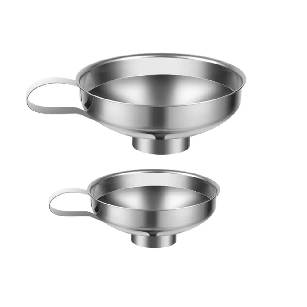 Wide Mouth Stainless Steel Funnel – Multipurpose Canning Funnel for Jars, Liquids & Spices