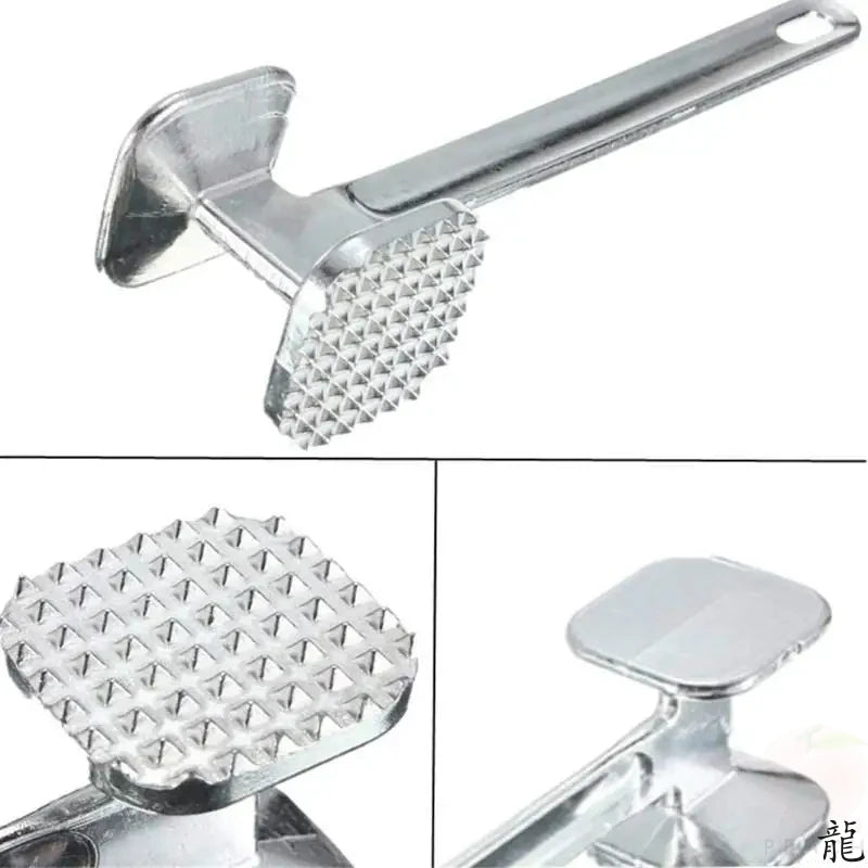 Professional Stainless Steel Meat Tenderizer – Pound & Flatten Beef, Chicken & Pork to Perfection