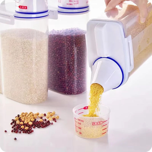 Moisture-Proof Grain Jar – Sealed Storage Container for Rice, Cereals & Dry Foods
