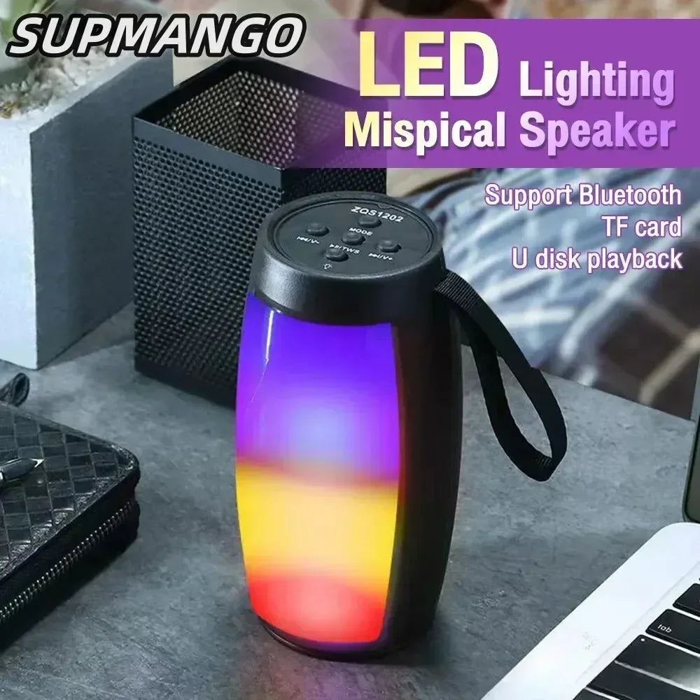 S12 Portable Speaker: Car Audio Power, Stadium Bass, Club Lights – Anywhere!