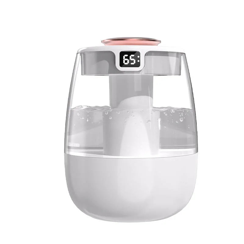 Whispering Mist Maker: Large Capacity USB Humidifier with Dual Spray & 7 - Color LED for Home/Office - Nordshop Hamburg