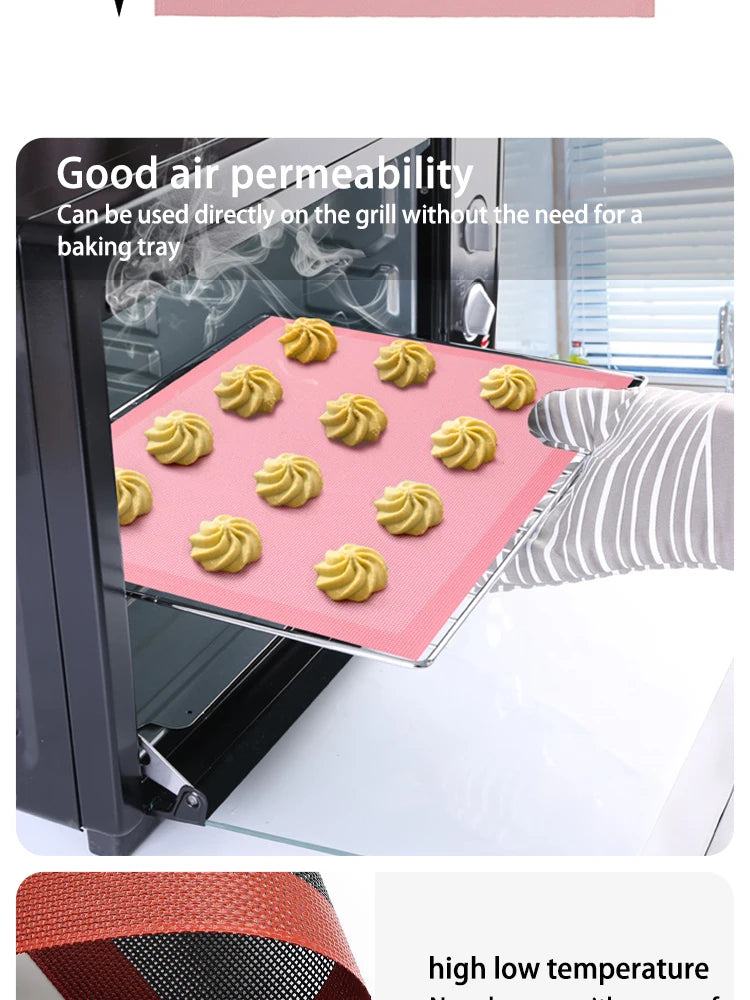 Silicone Baking Mat 30x40cm – Non-Stick, High-Temp Oven & Microwave Safe