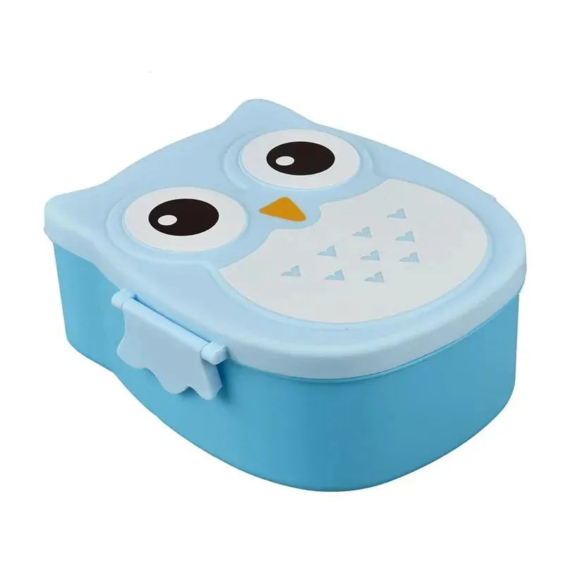 Owl Shaped Kids Bento Box – Multi-Compartment Leak-Proof Lunch Container with Lid