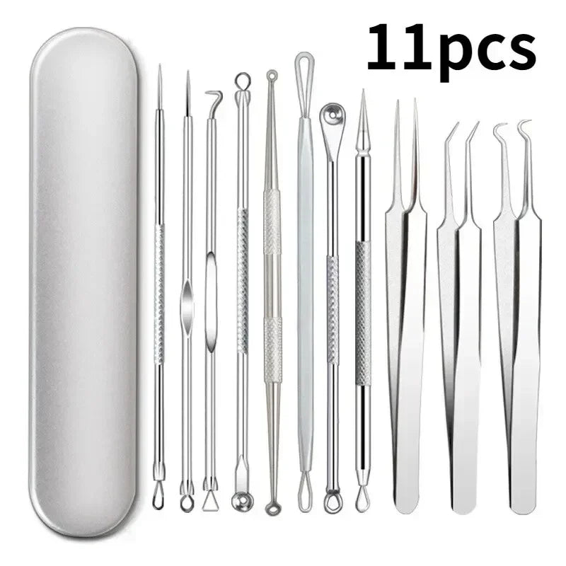 6 - in - 1 Precision Pimple & Blackhead Remover Kit - Professional Skin Care Tools - Nordshop Hamburg