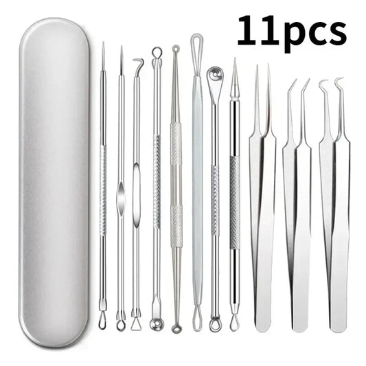 6 - in - 1 Precision Pimple & Blackhead Remover Kit - Professional Skin Care Tools - Nordshop Hamburg