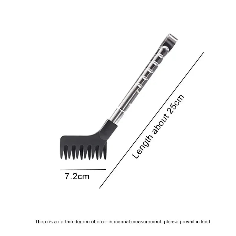 Stainless Steel Kitchen Tongs - Non-Slip, Heat-Resistant Pasta & Salad Tongs for Cooking & Serving