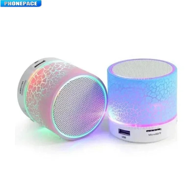Multifunction Bluetooth Sound Column – A9 Mini Portable Speaker with Crack LED, FM Radio & Subwoofer - Nordshop Hamburg
