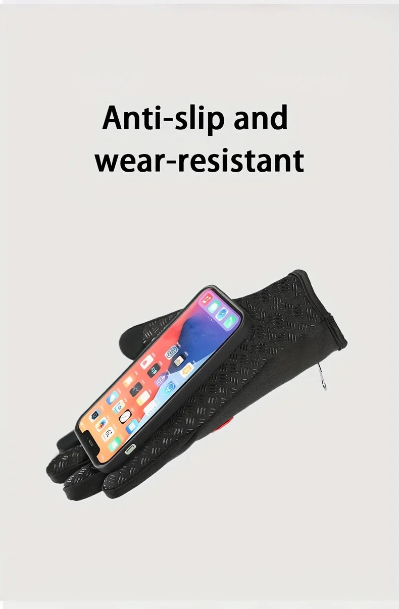 All-Season Touchscreen Gloves – Windproof & Non-Slip Grip for Cycling, Driving, and Outdoor Adventures
