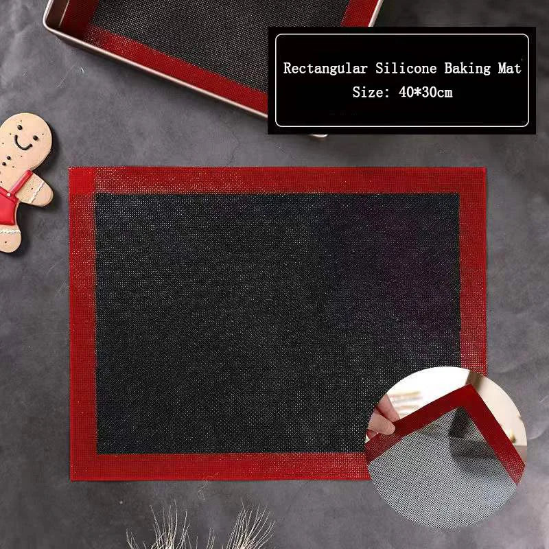 Silicone Baking Mat 30x40cm – Non-Stick, High-Temp Oven & Microwave Safe