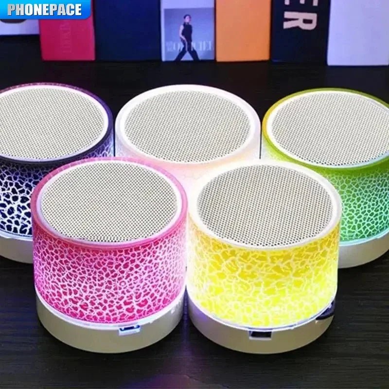 Multifunction Bluetooth Sound Column – A9 Mini Portable Speaker with Crack LED, FM Radio & Subwoofer - Nordshop Hamburg