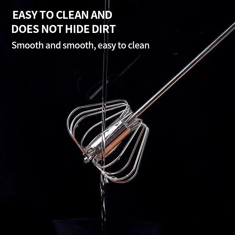 Manual Egg Beater | Hand Rotary Mixer for Whipping Cream & Eggs