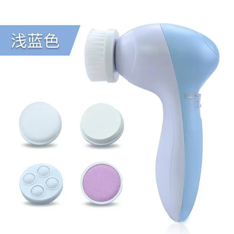 Pro Facial Cleansing System | 5-in-1 Electric Brush for Blackhead Removal & Skin Massage
