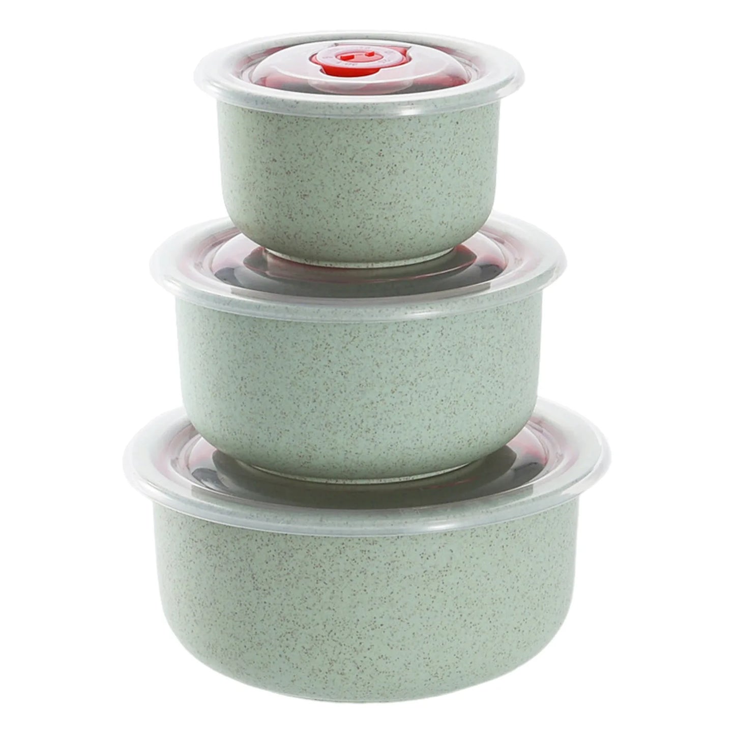 The Modular Kitchen Organizers | 3-Pc Stackable Microwave & Storage Containers