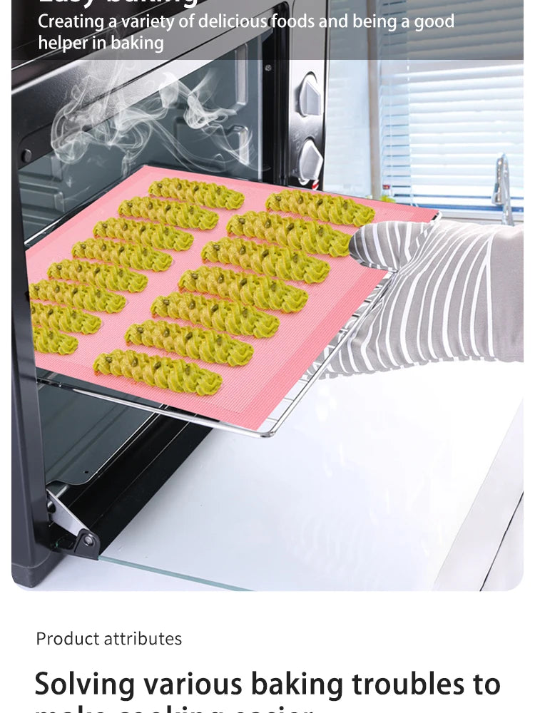 Silicone Baking Mat 30x40cm – Non-Stick, High-Temp Oven & Microwave Safe